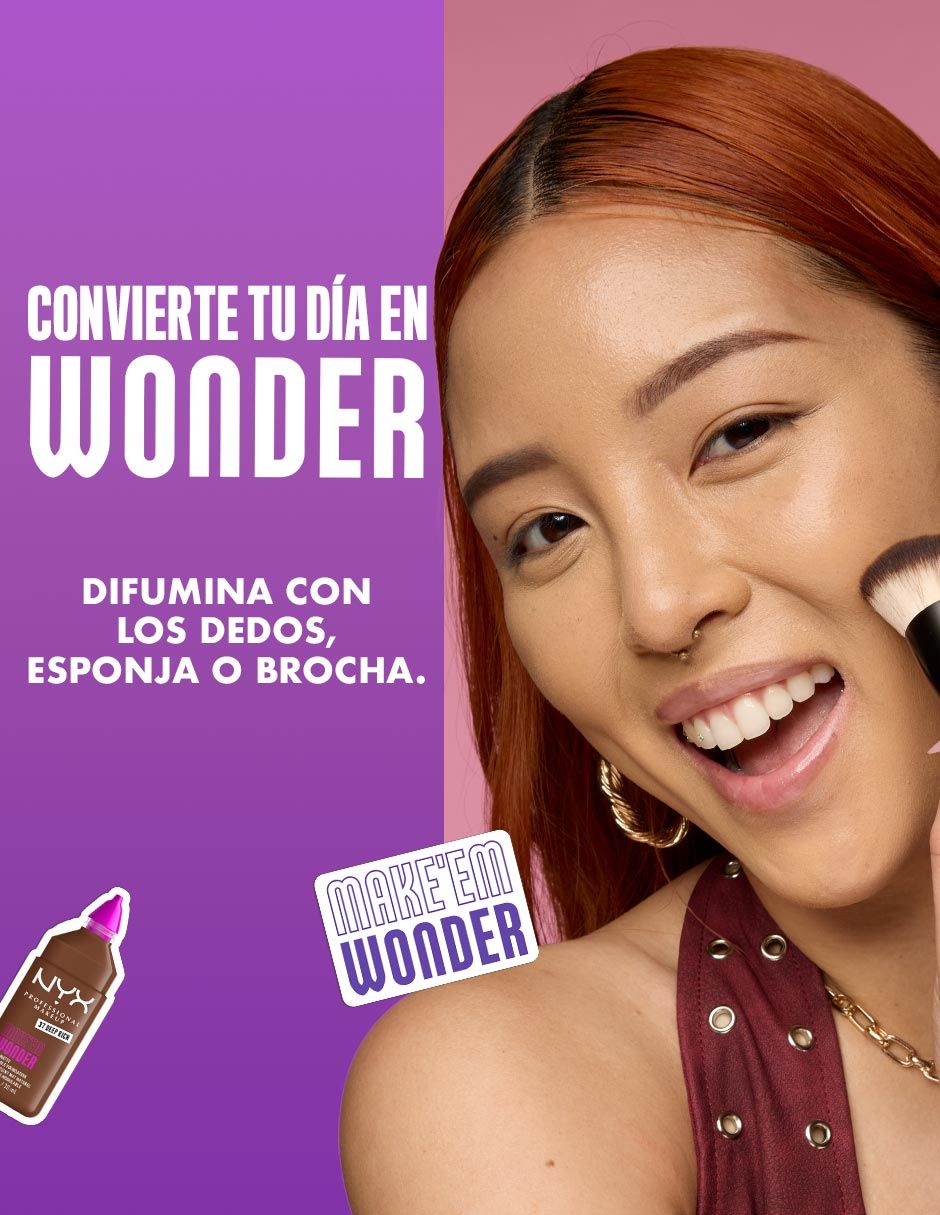 Base de maquillaje líquido Professional Makeup Make EM WNDR mate 7