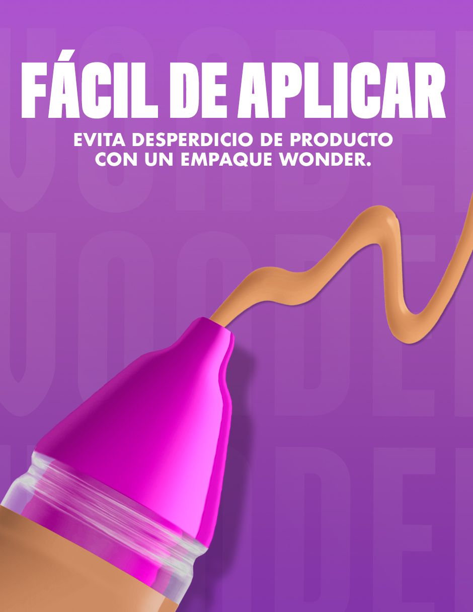 Base de maquillaje líquido Professional Makeup Make EM WNDR mate 4