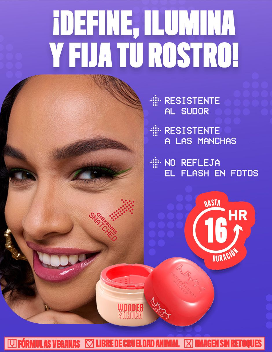 Polvo fijador NYX Professional Makeup Wonder Snatch Powder