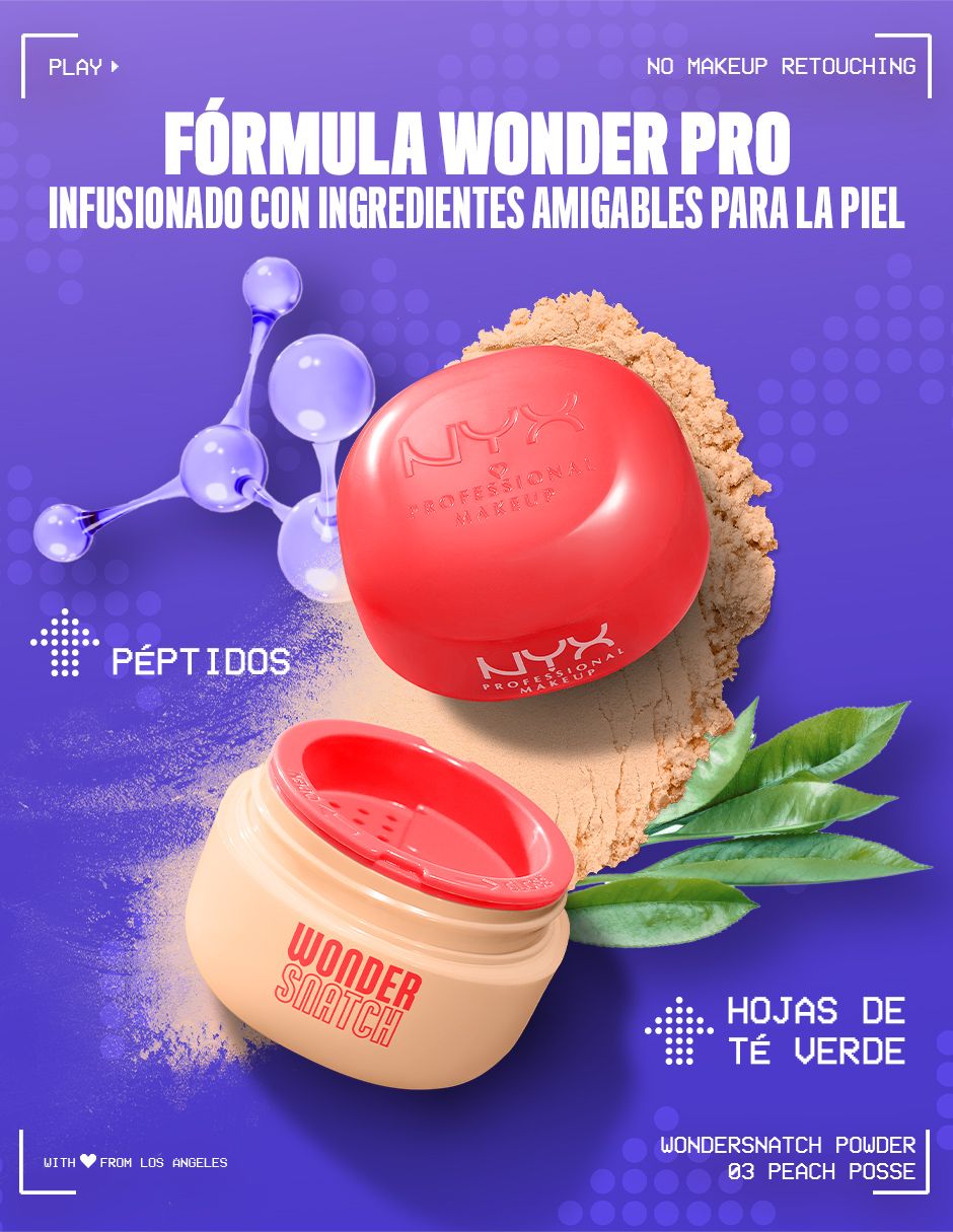 Polvo fijador Professional Makeup Wonder Snatch Powder 4