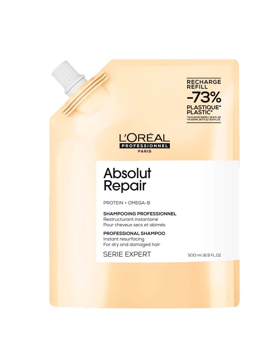 Shampoo reparador para cabello maltratado Absolut Repair 500 ml 1
