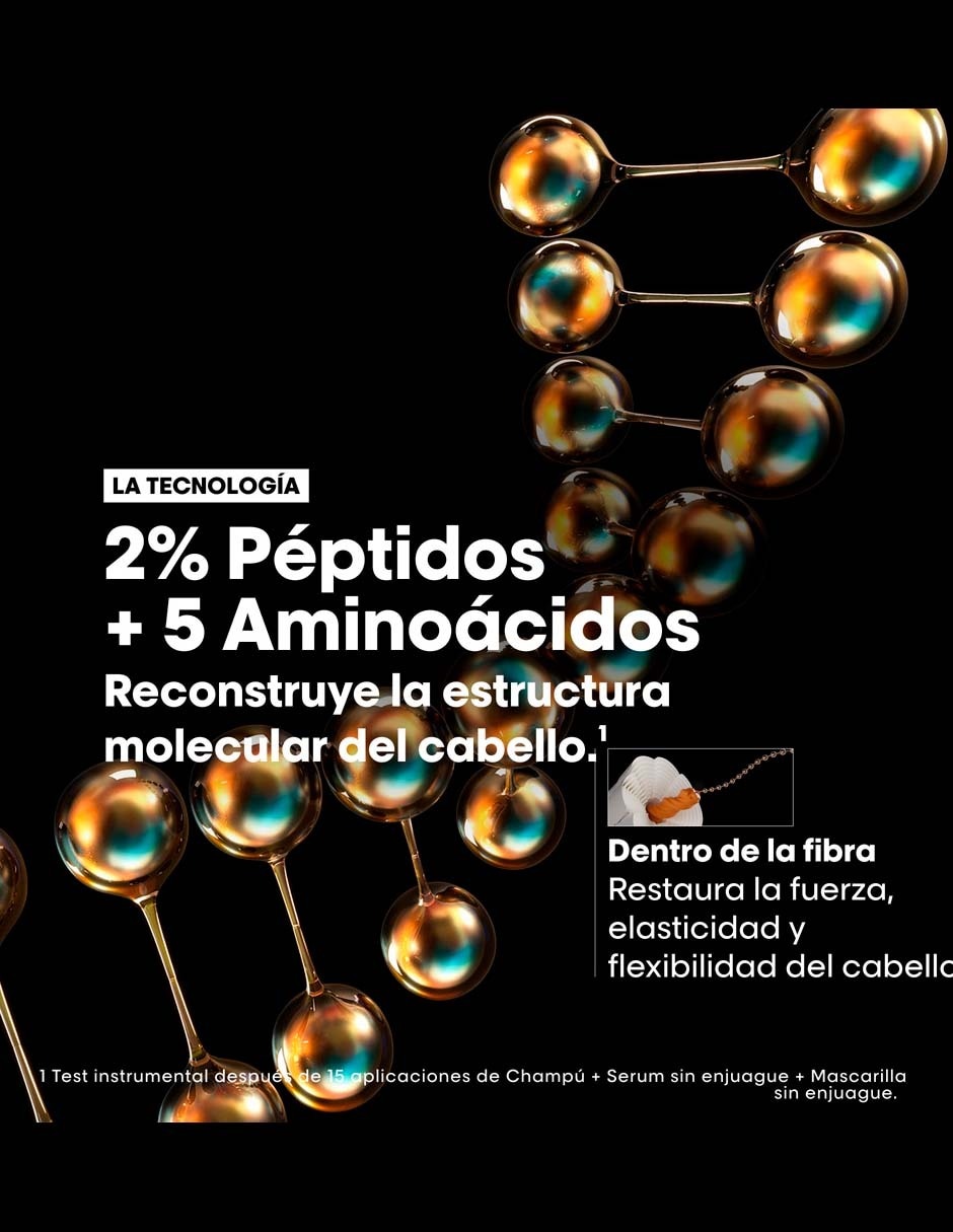 Shampoo reparador para cabello maltratado Refill ABSOLUT REPAIR MOLECULAR 500 ml 6