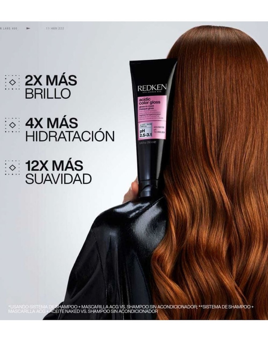 Tratamiento capilar Mascarilla hidratante Redken Acidic Color Gloss
