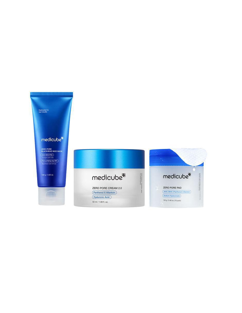 Set tratamiento facial Zero Pore purificador Medicube