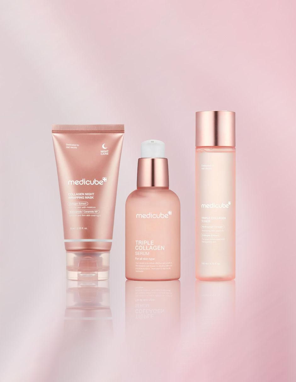 Set tratamiento facial Pack Triple Collagen Reafirmante & Luminosidad reafirmante antiedad 5