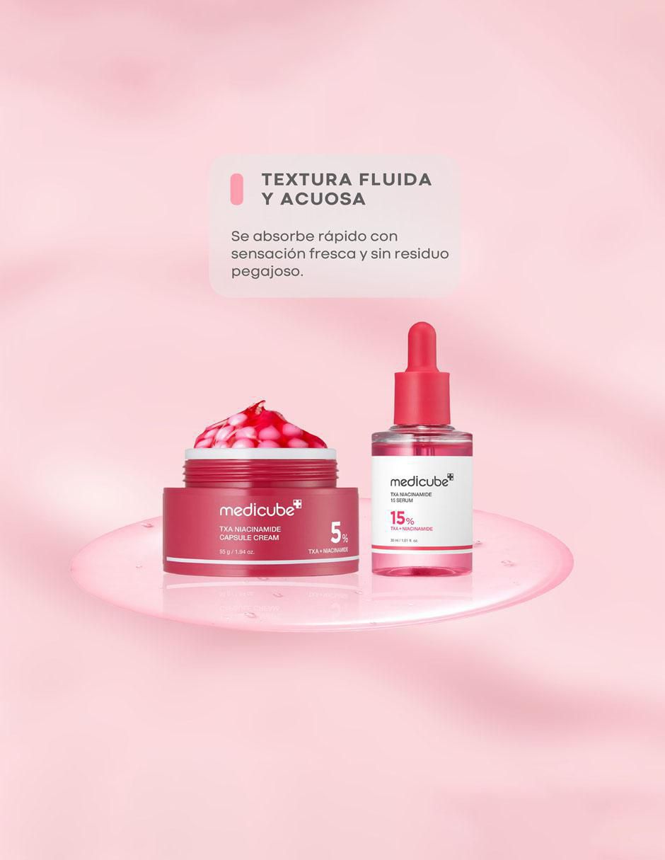 Set tratamiento facial TXA & Niacinamida Claridad y Uniformidad antimanchas
