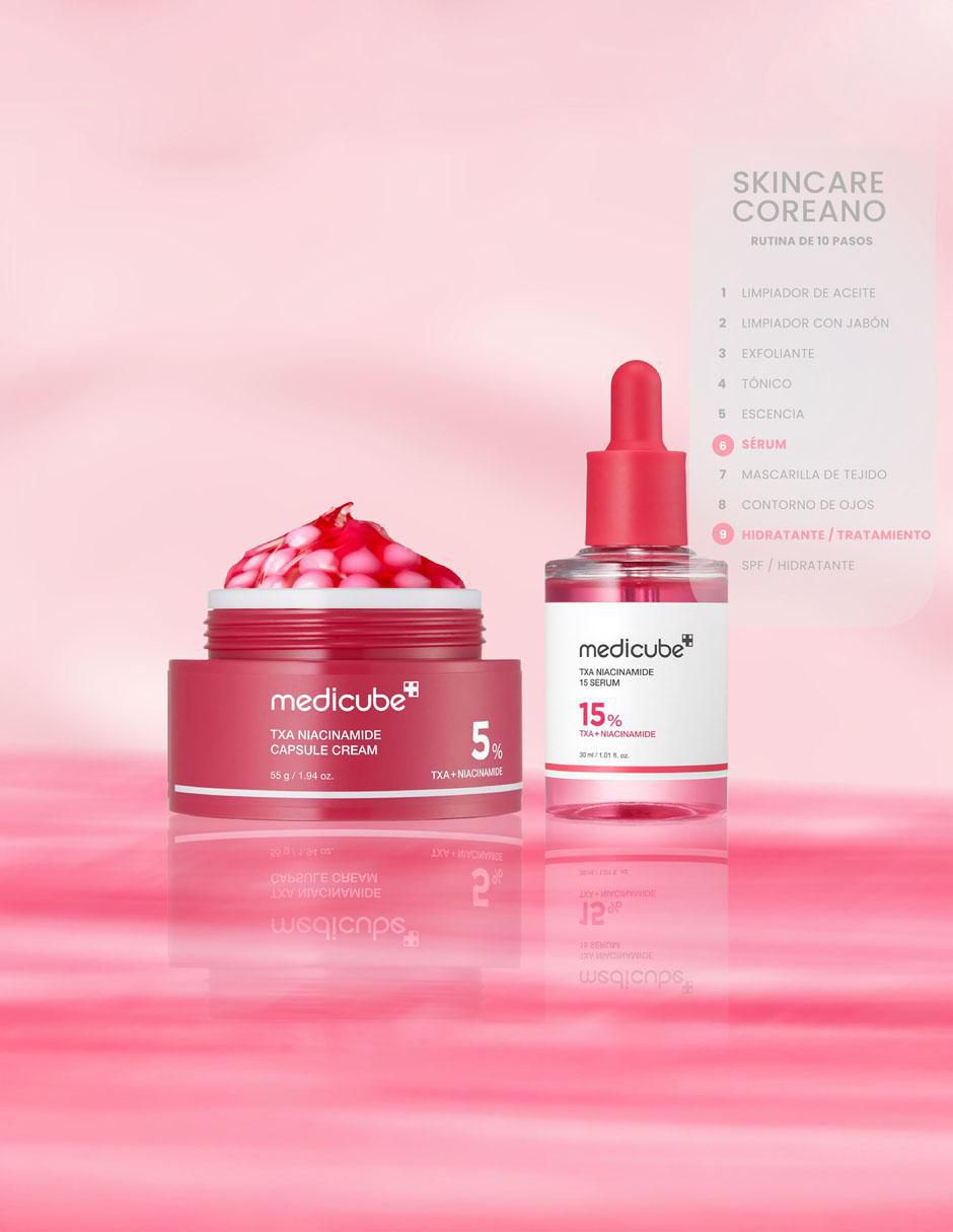 Set tratamiento facial TXA & Niacinamida Claridad y Uniformidad antimanchas