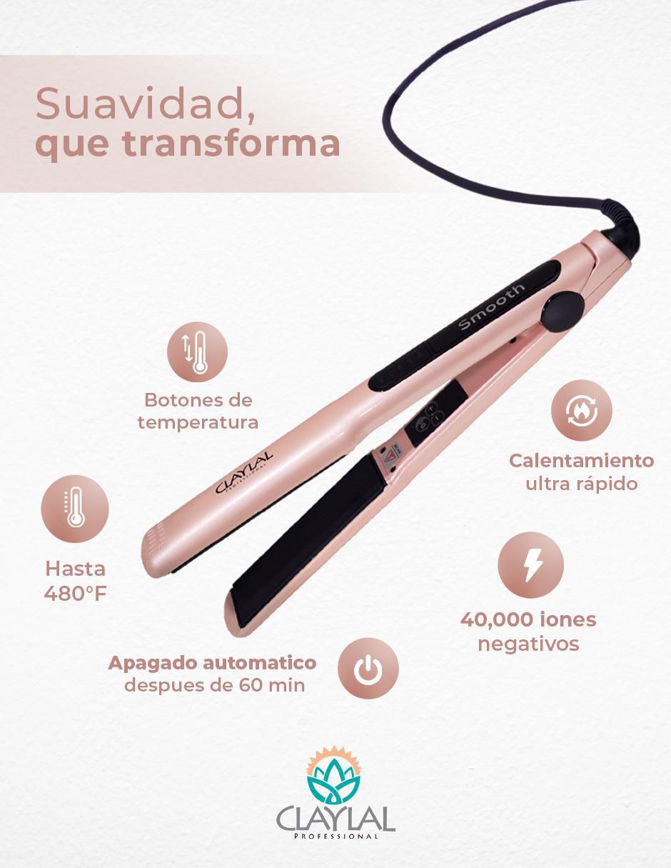 Alaciadora MD39L placas de cerámica - iones