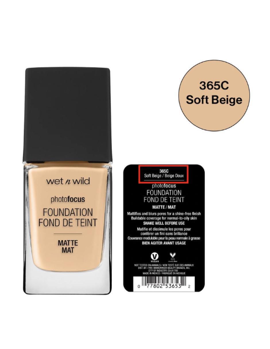 "base de maquillaje/set base de maquillaje" líquido sin familia o colección mate 3