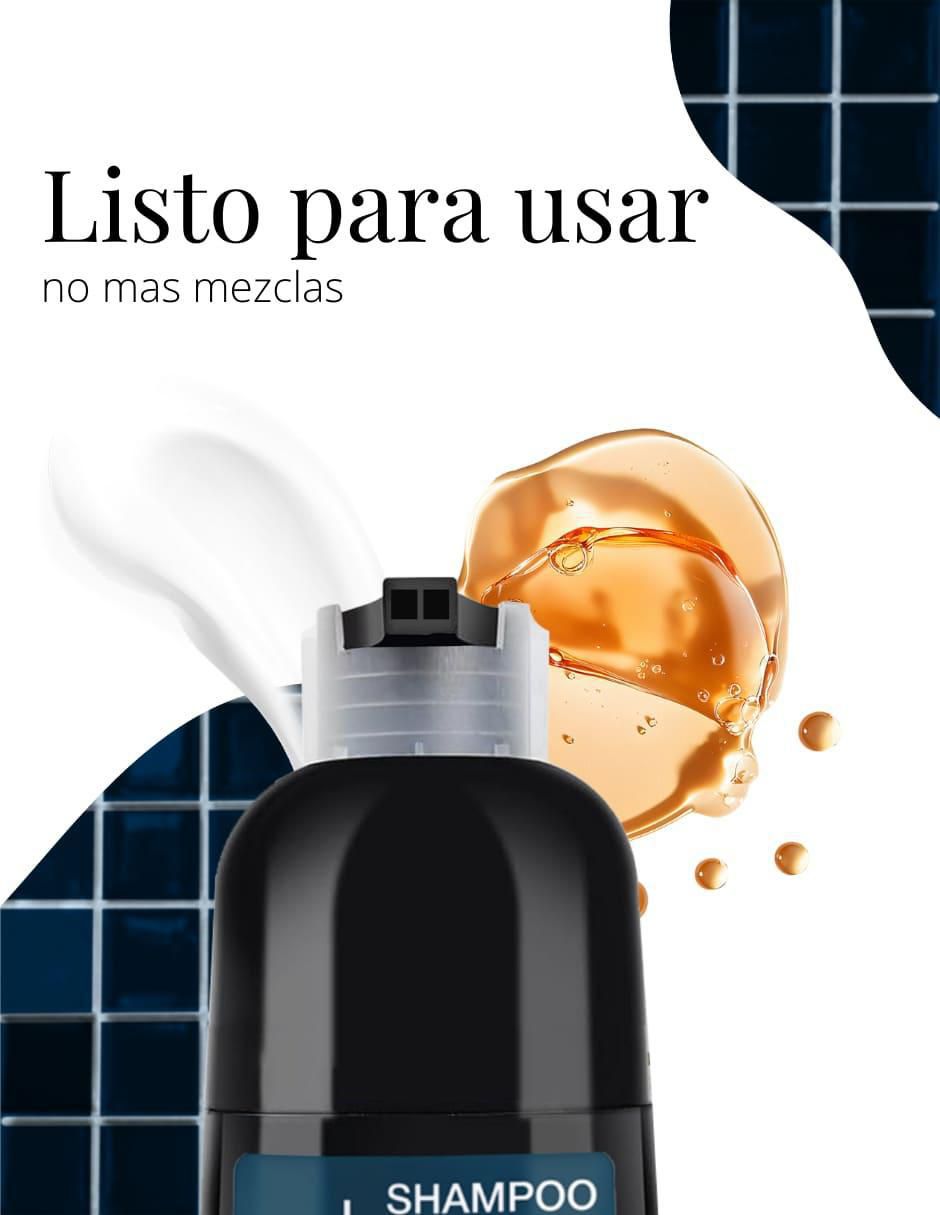 Shampoo matizador de canas con tinte natural Dermafol 500 ml