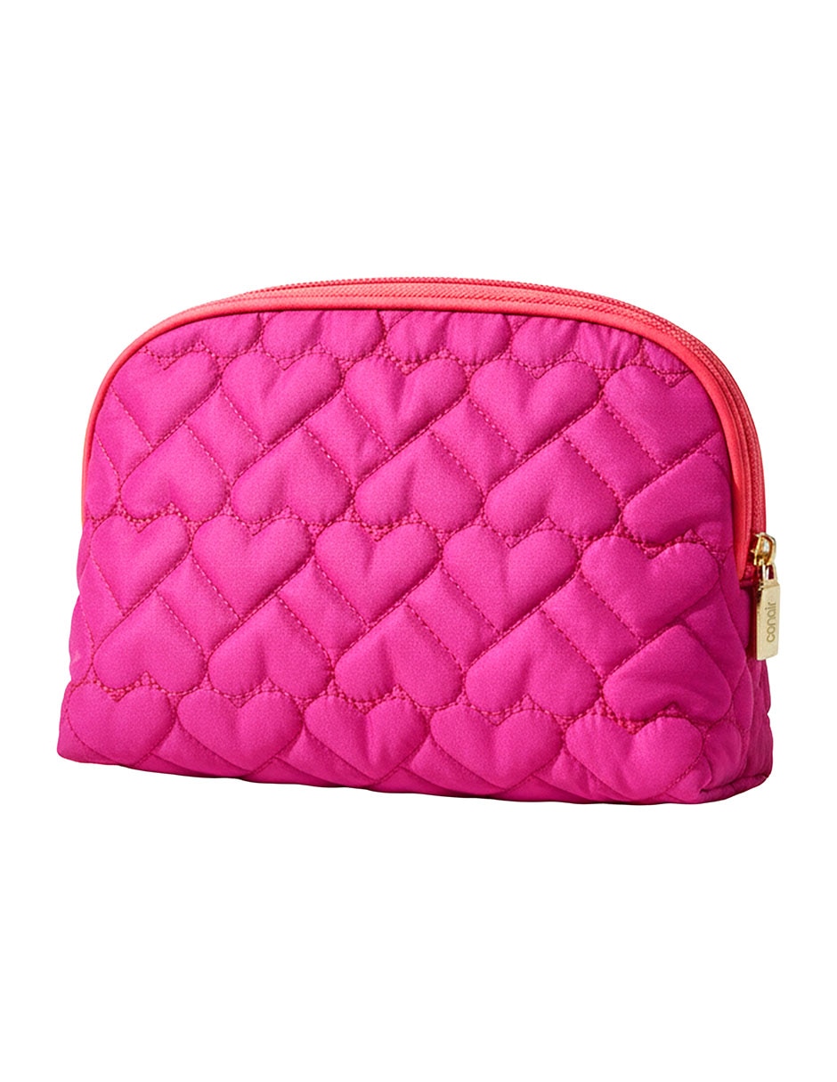 Cosmetiquera pink heart conair