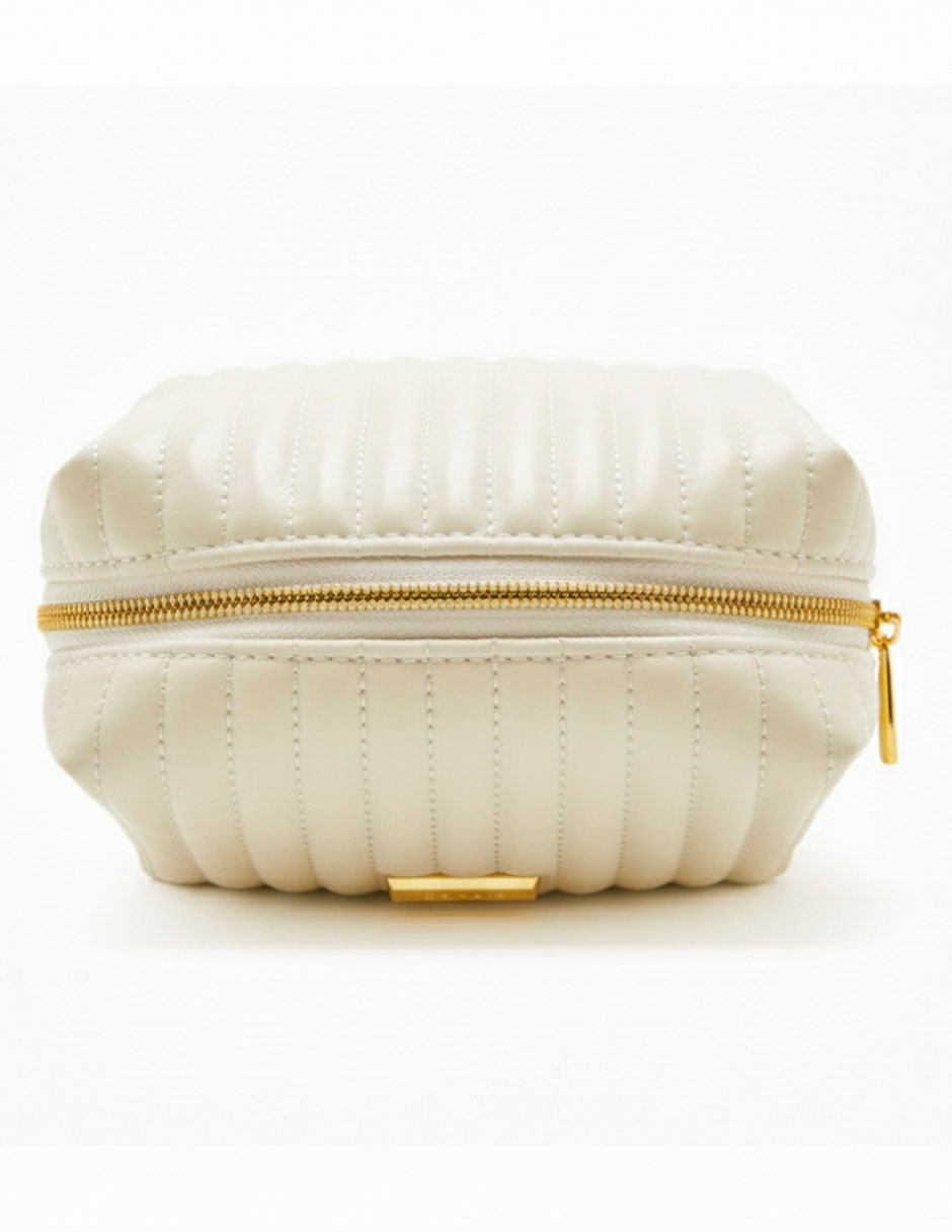 Cosmetiquera quilted cream conair