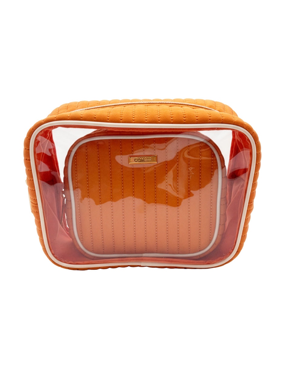 Set naranja quilted conair 2 piezas