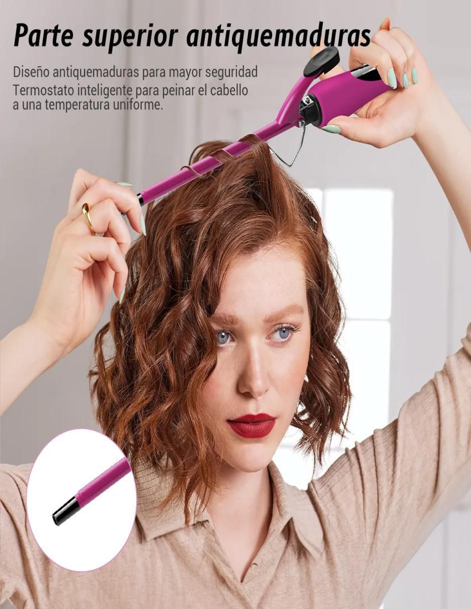 Rizadora de cabello belug 9 mm de cerámica - turmalina