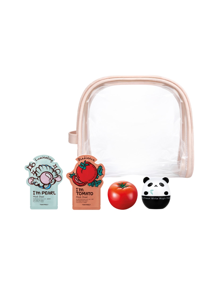 Kit tratamiento facial kit brigth skin hidrata, protege y limpia Tony Moly