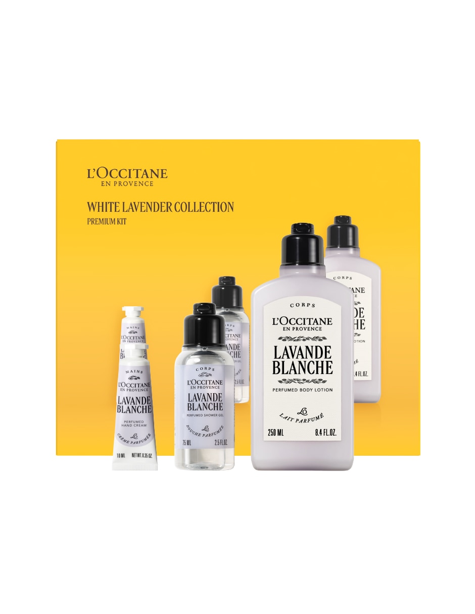Set bath & body para hidratar lavanda blanca 4 piezas Set bath & body para hidratar lavanda blanca 4 piezas