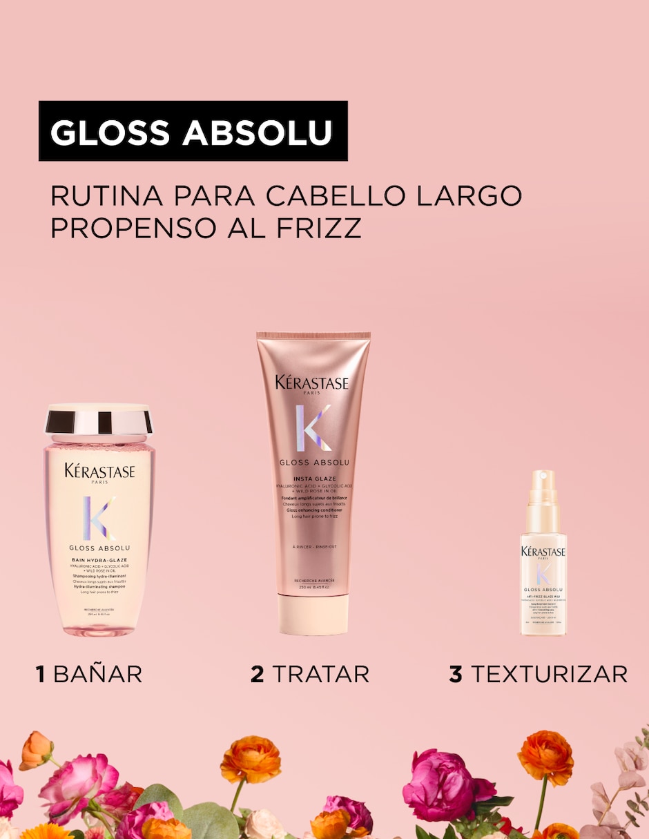 Tratamiento capilar set de primavera anti-frizz kerastase gloss absolu