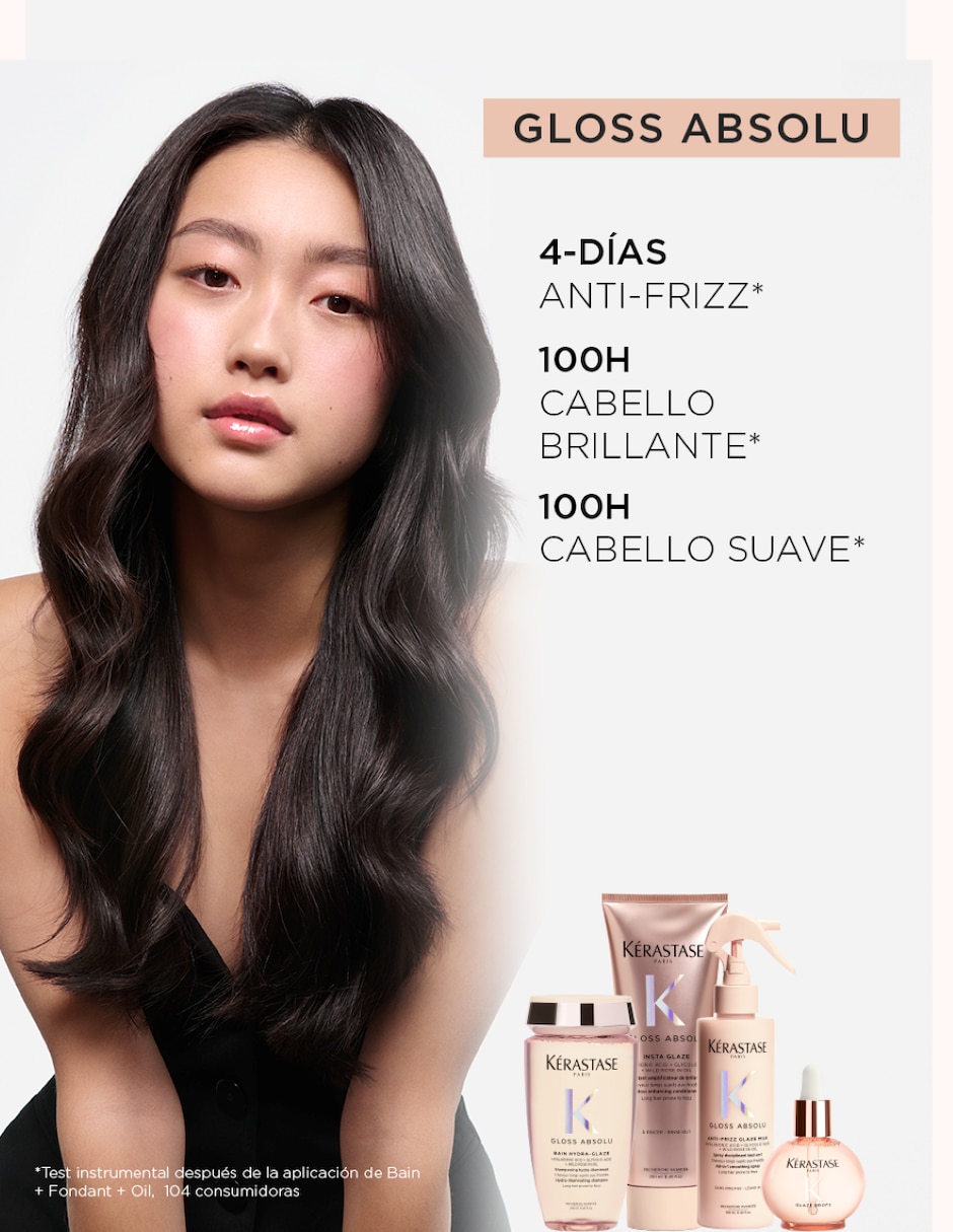 Tratamiento capilar set de primavera anti-frizz kerastase gloss absolu