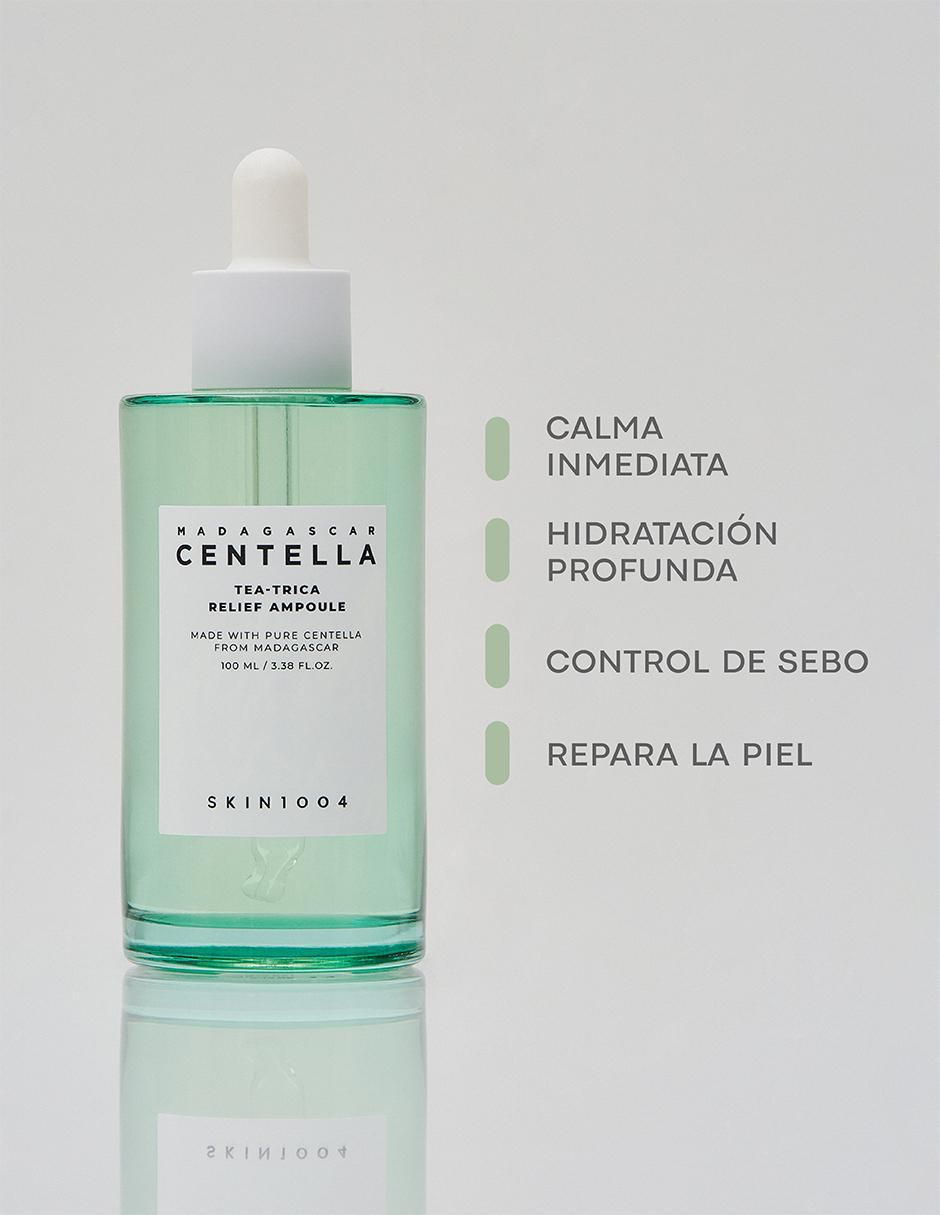 Kit tratamiento facial Madagascar Centella purificador Skin1004 Tea-Trica