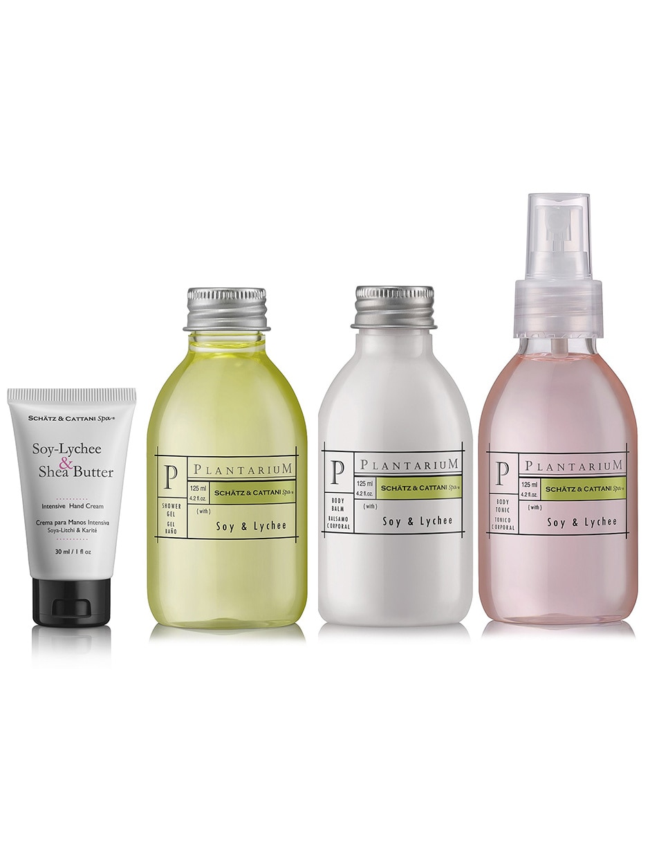 Set bath y body para antioxidante schatz & cattani spa plantarium 4 piezas