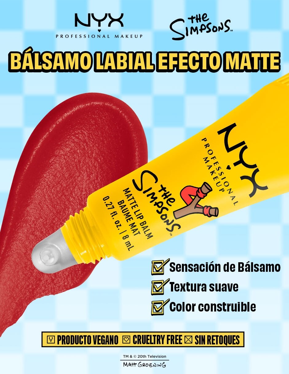 Bálsamo Nyx Professional Makeup Simpsons aroma karité