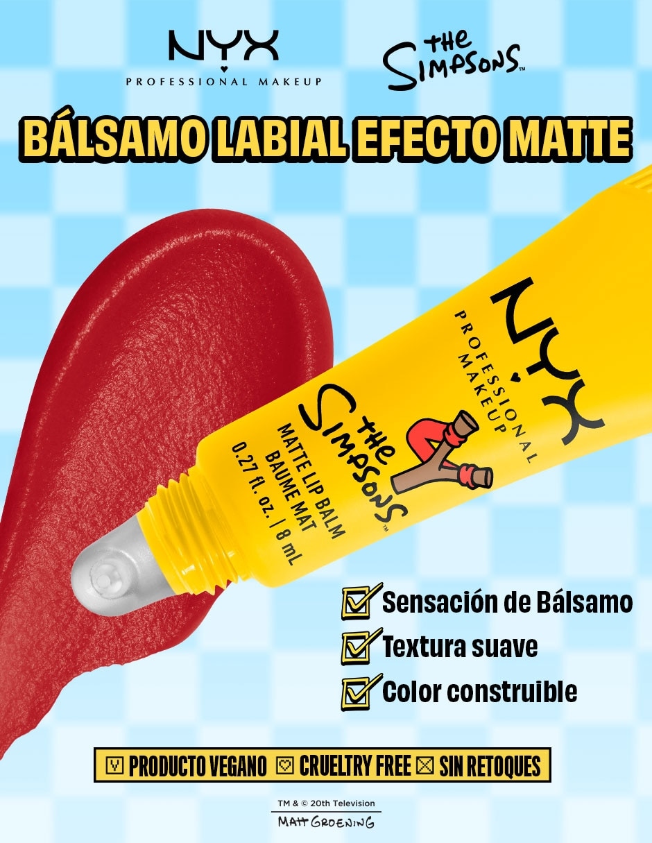 Bálsamo Nyx Professional Makeup Simpsons aroma karité