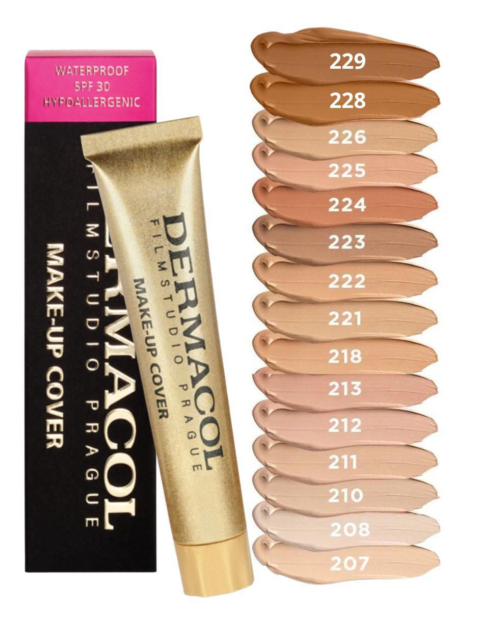 Base de maquillaje pasta Make-up Cover satinado 3