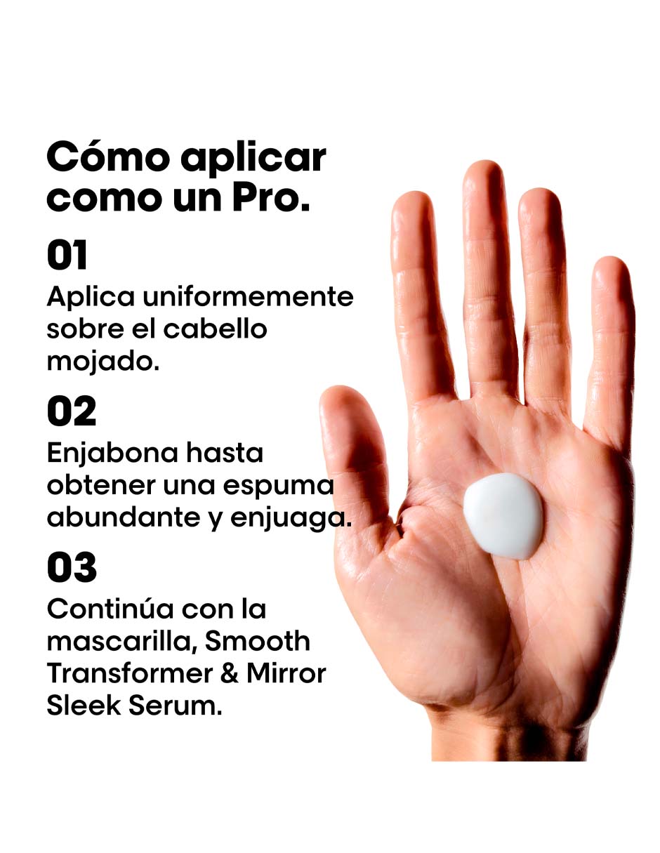 Shampoo anti frizz para cabello L'oreal Professionnel Keratin Alpha Sleek