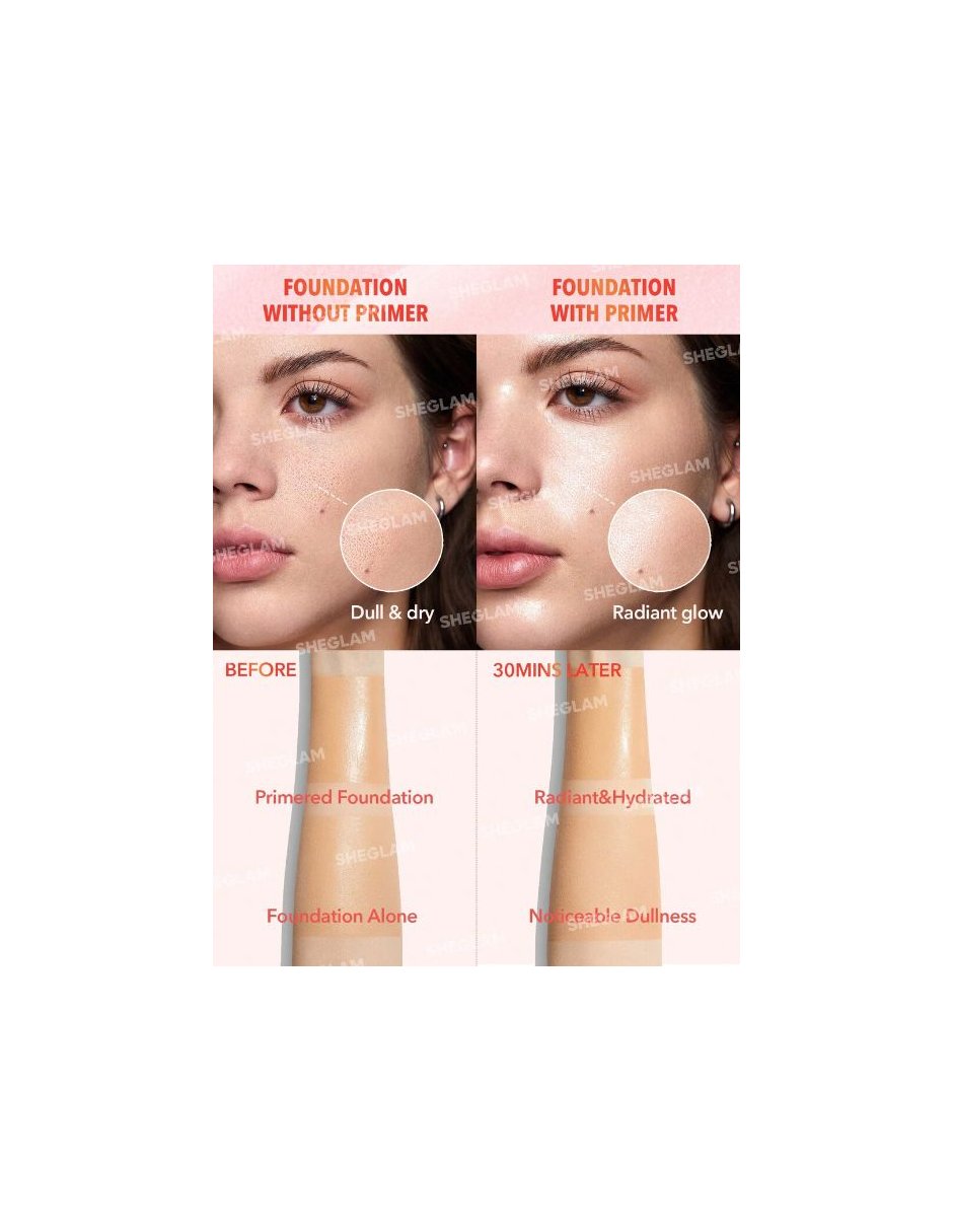 Maquillaje melon melt niacinamide serum primer sheglam melon melt primer Maquillaje melon melt niacinamide serum primer sheglam melon melt primer