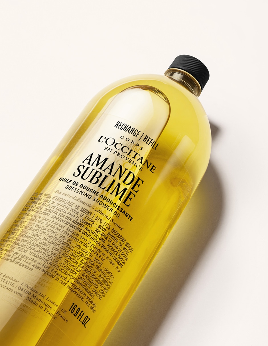 Gel baño gel corporal hidratante almond shower oil refill 500ml