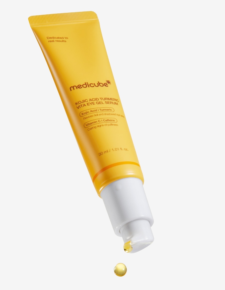 Sérum contorno de ojos Kojic Acid Turmeric Vita Eye Gel Serum Medicube todo tipo de piel