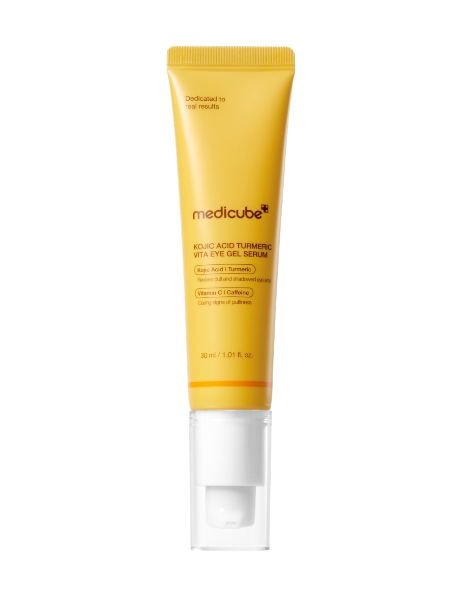 Sérum contorno de ojos Kojic Acid Turmeric Vita Eye Gel Serum Medicube todo tipo de piel
