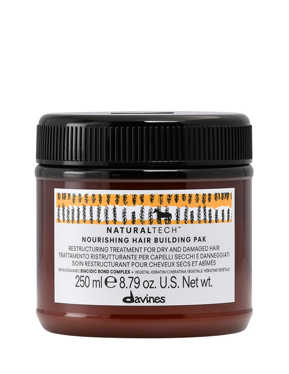 Mascarilla para cabello Nourishing hair building pak para restaurar natural tech Mascarilla para cabello Nourishing hair building pak para restaurar natural tech