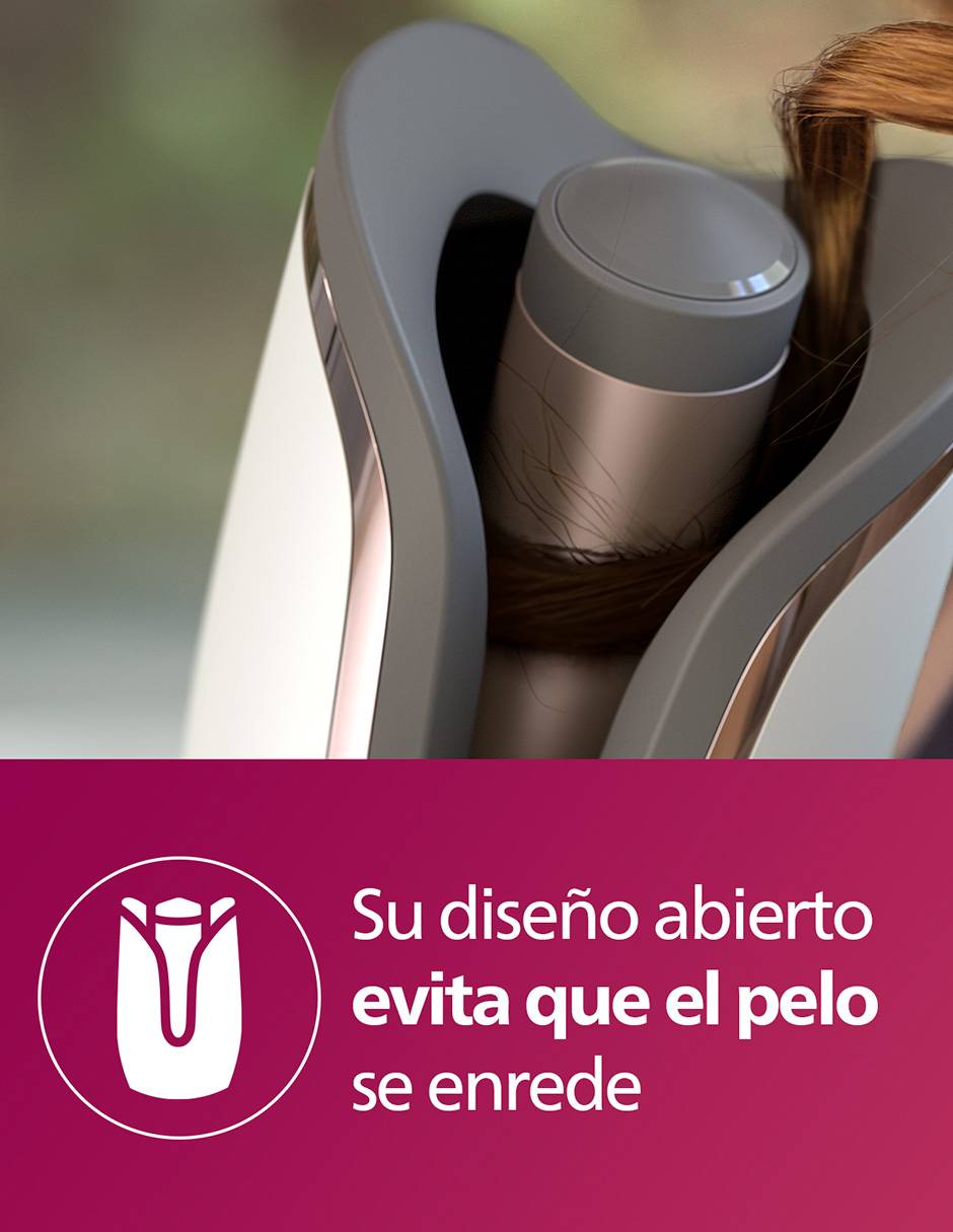 Rizadora de cabello BHB968/00 múltiple de cerámica - iones Rizadora de cabello BHB968/00 múltiple de cerámica - iones