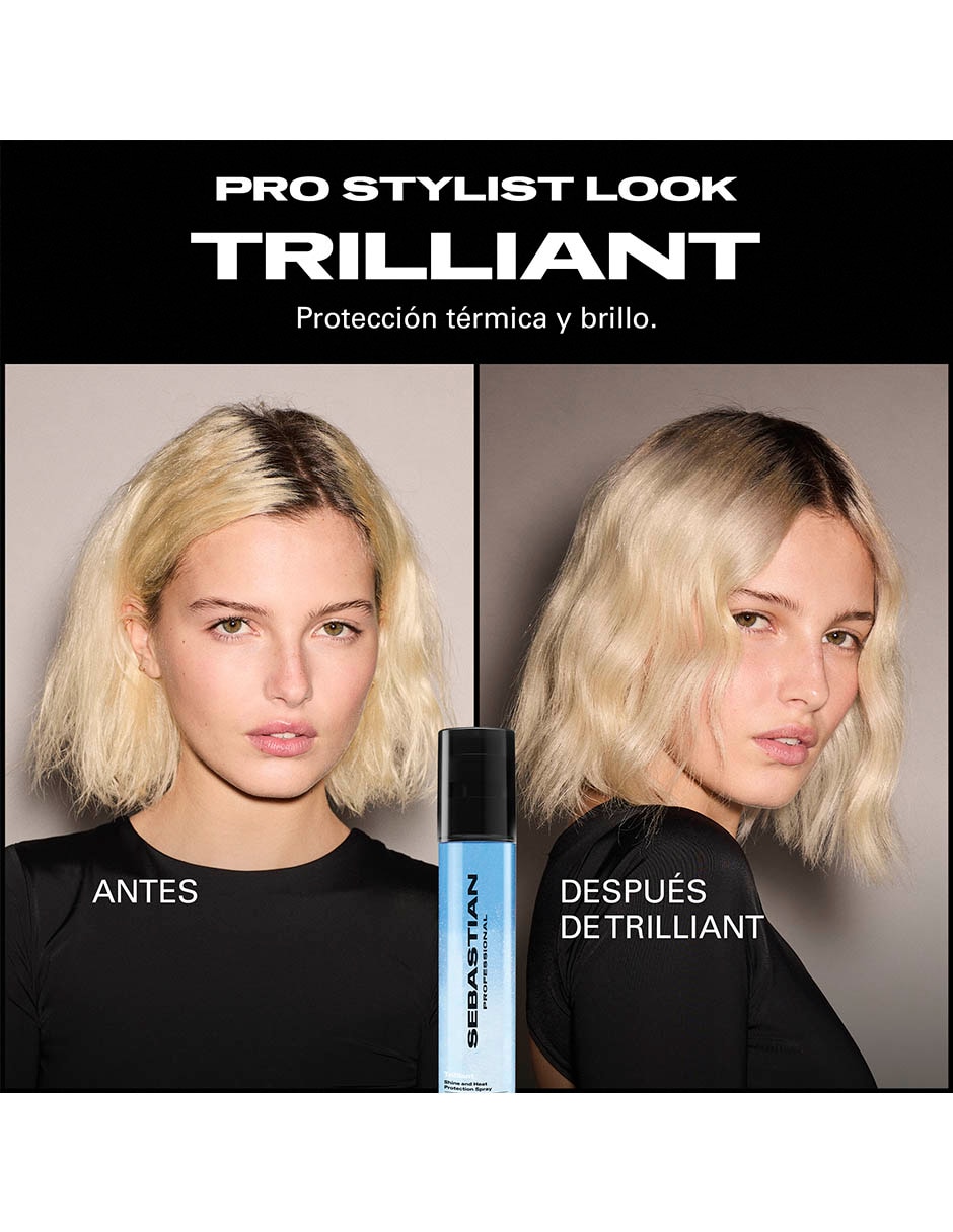 Protector térmico para cabello cuidado capilar trilliance 4