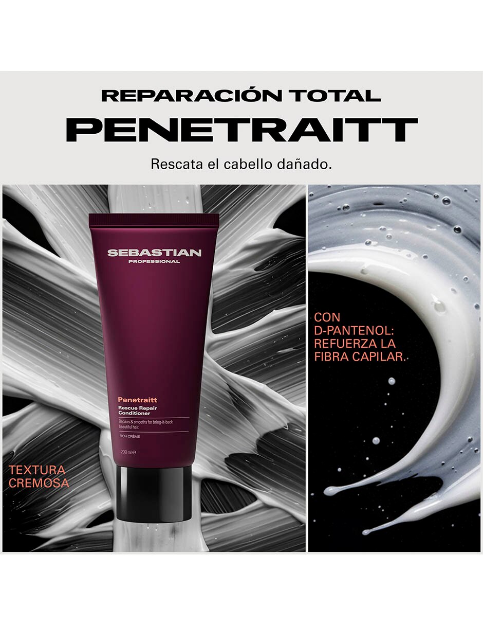 Acondicionador para cabello professional penetraitt reparación 3