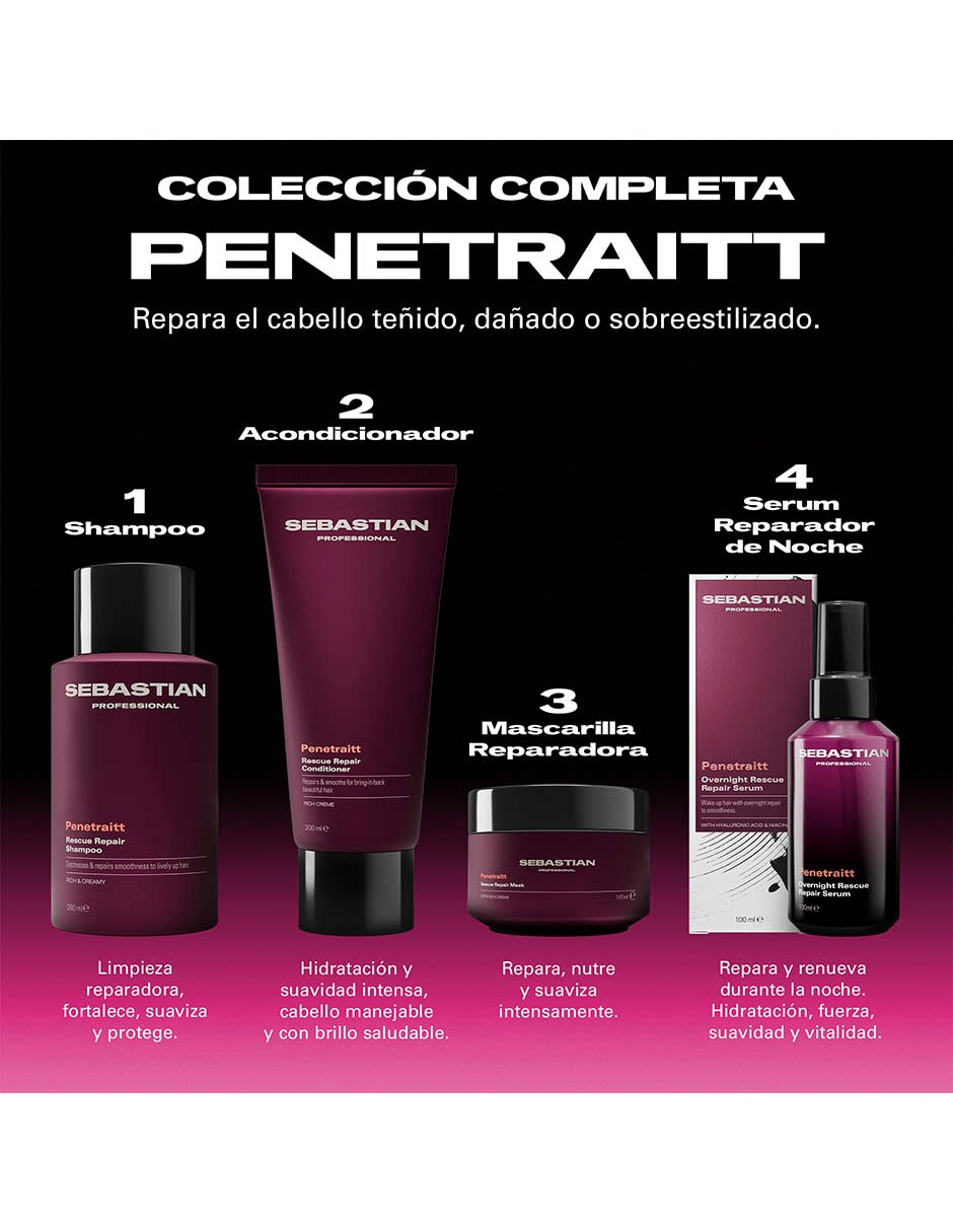Acondicionador para cabello professional penetraitt reparación 5