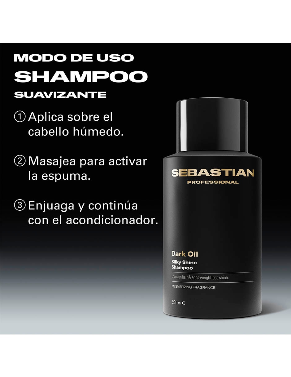 Shampoo para cabello Dark Oil 280 ml 2