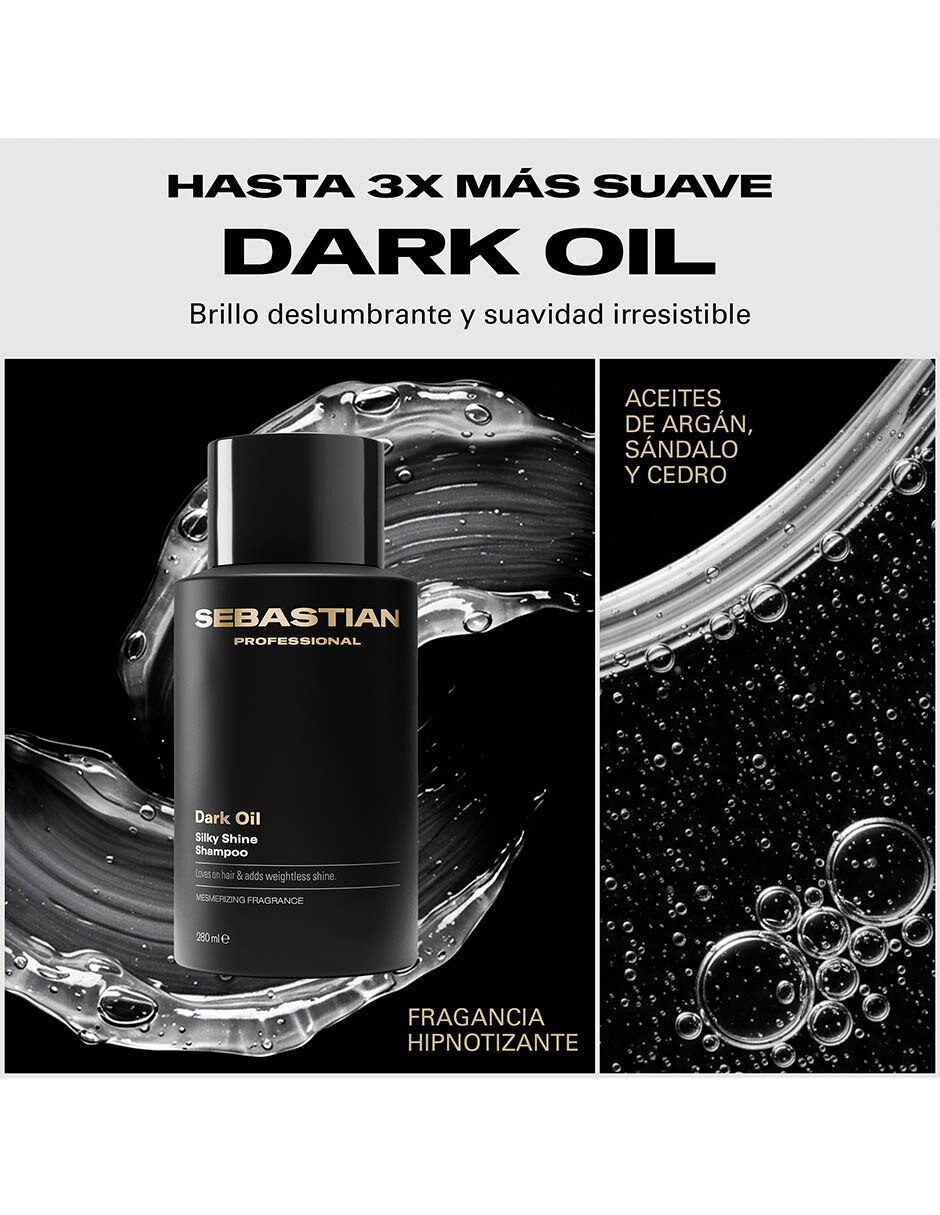Shampoo para cabello Dark Oil 280 ml 4