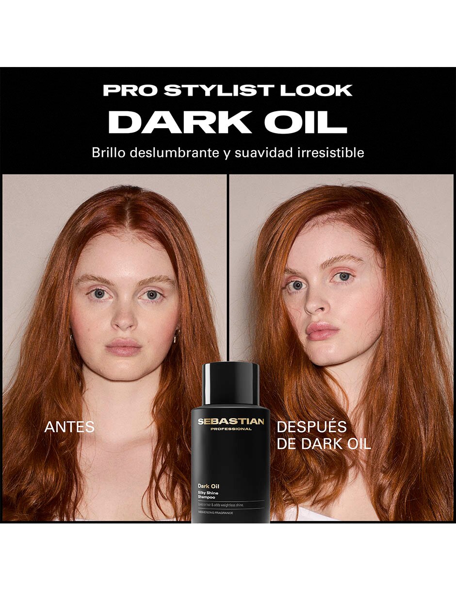 Shampoo para cabello Dark Oil 280 ml 6