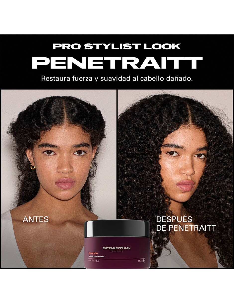Mascarilla para cabello professional penetraitt reparación para reparar 3