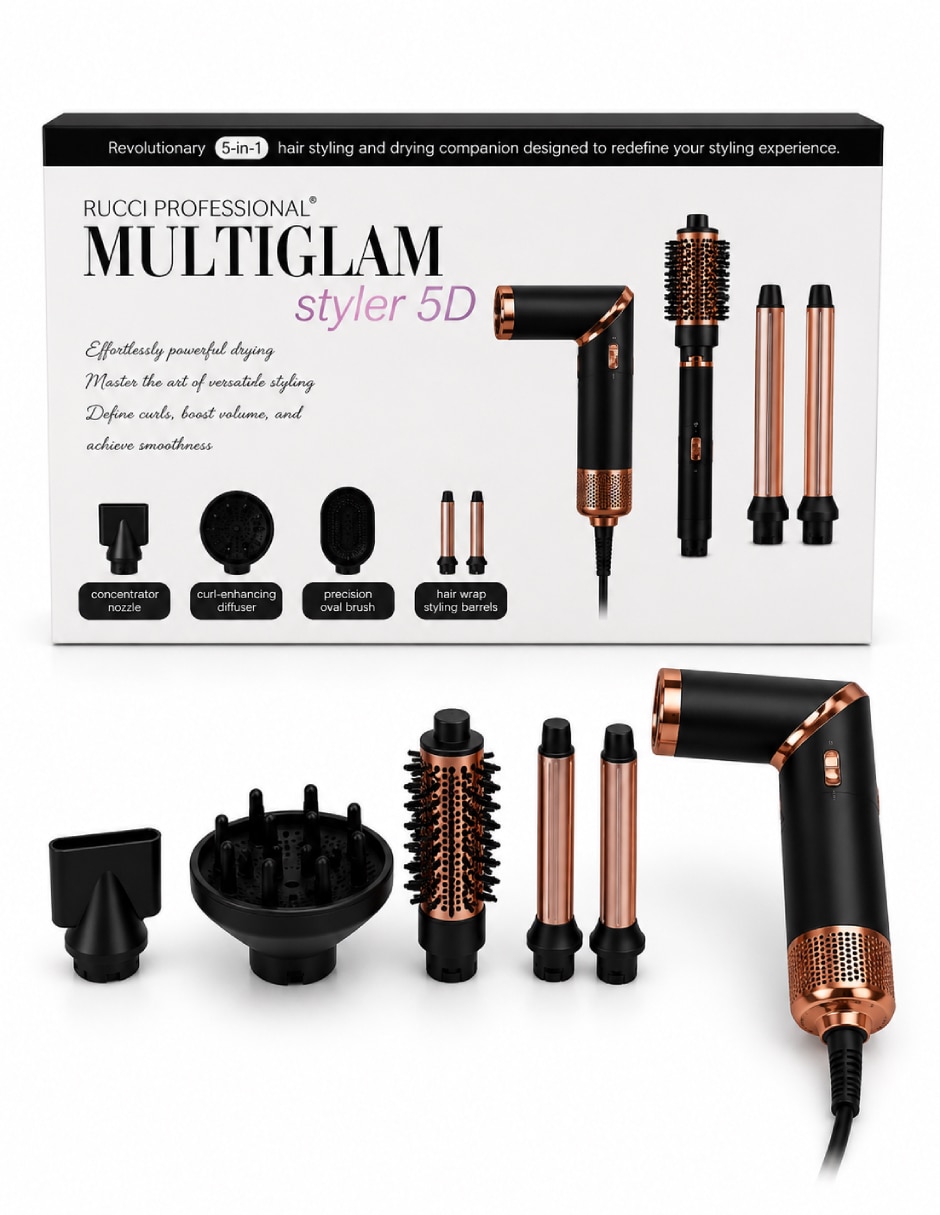 Secadora de cabello Multiglam Styler HD123