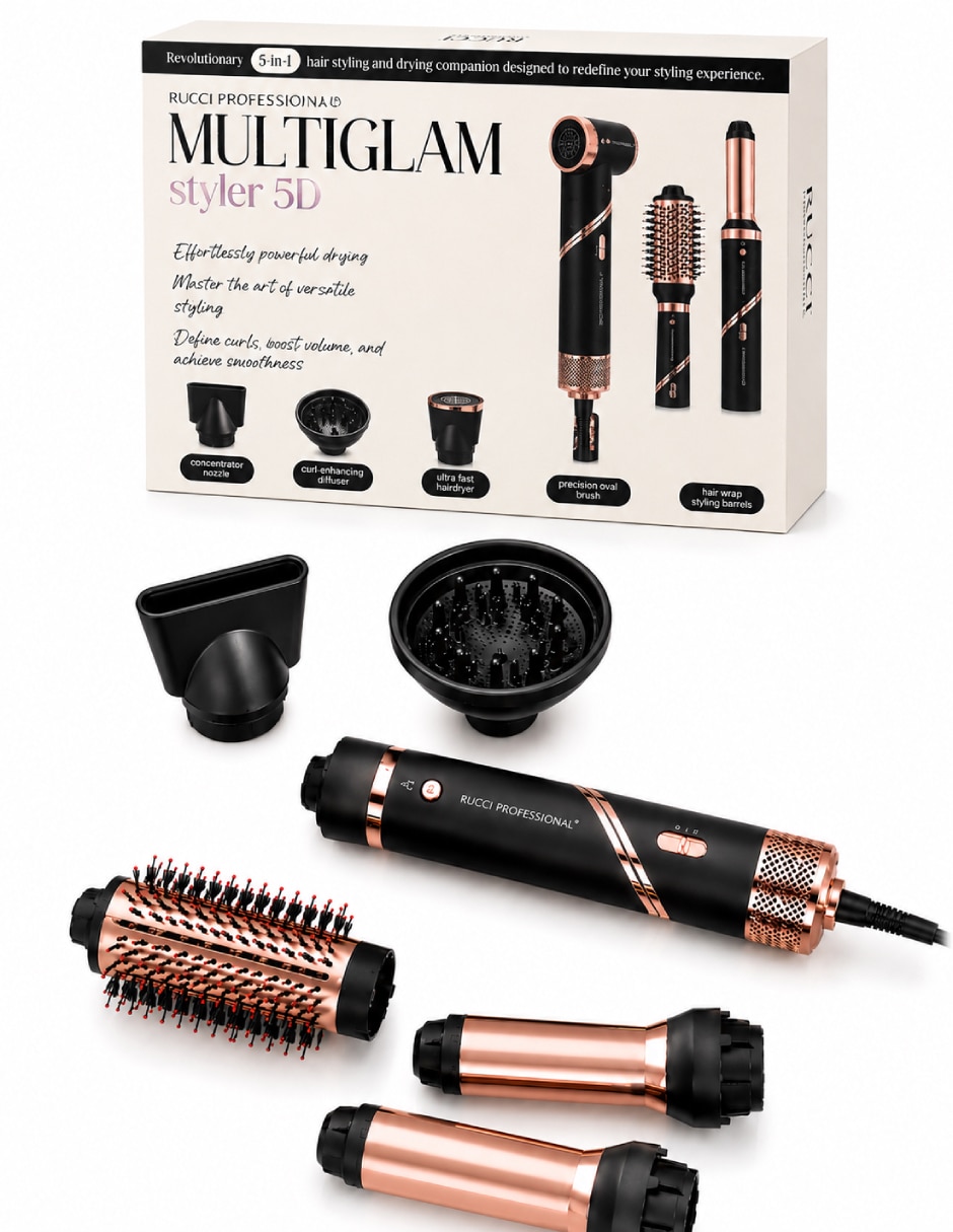 Secadora de cabello Multiglam Styler HD123