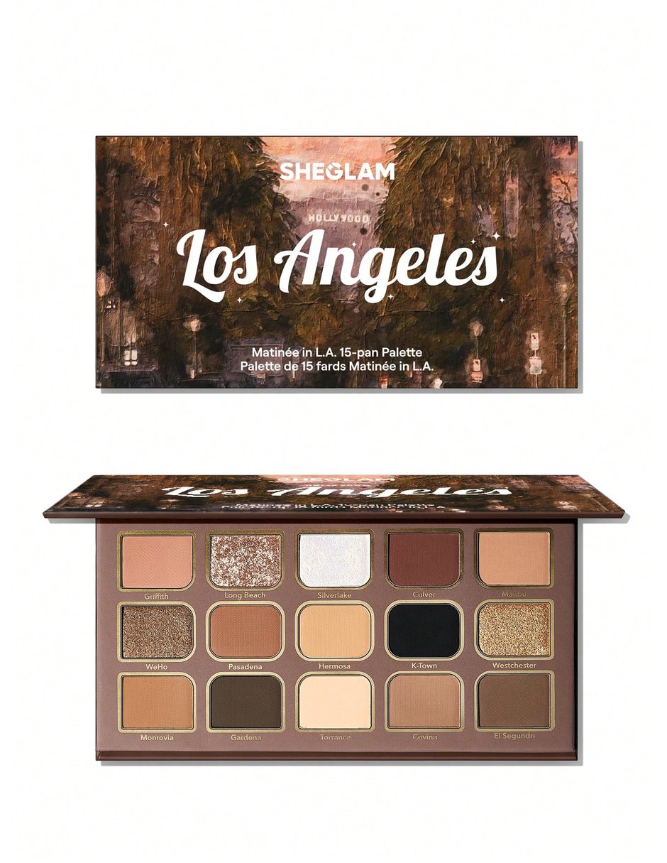 Paleta de sombras/sombra para ojos 15 tonos