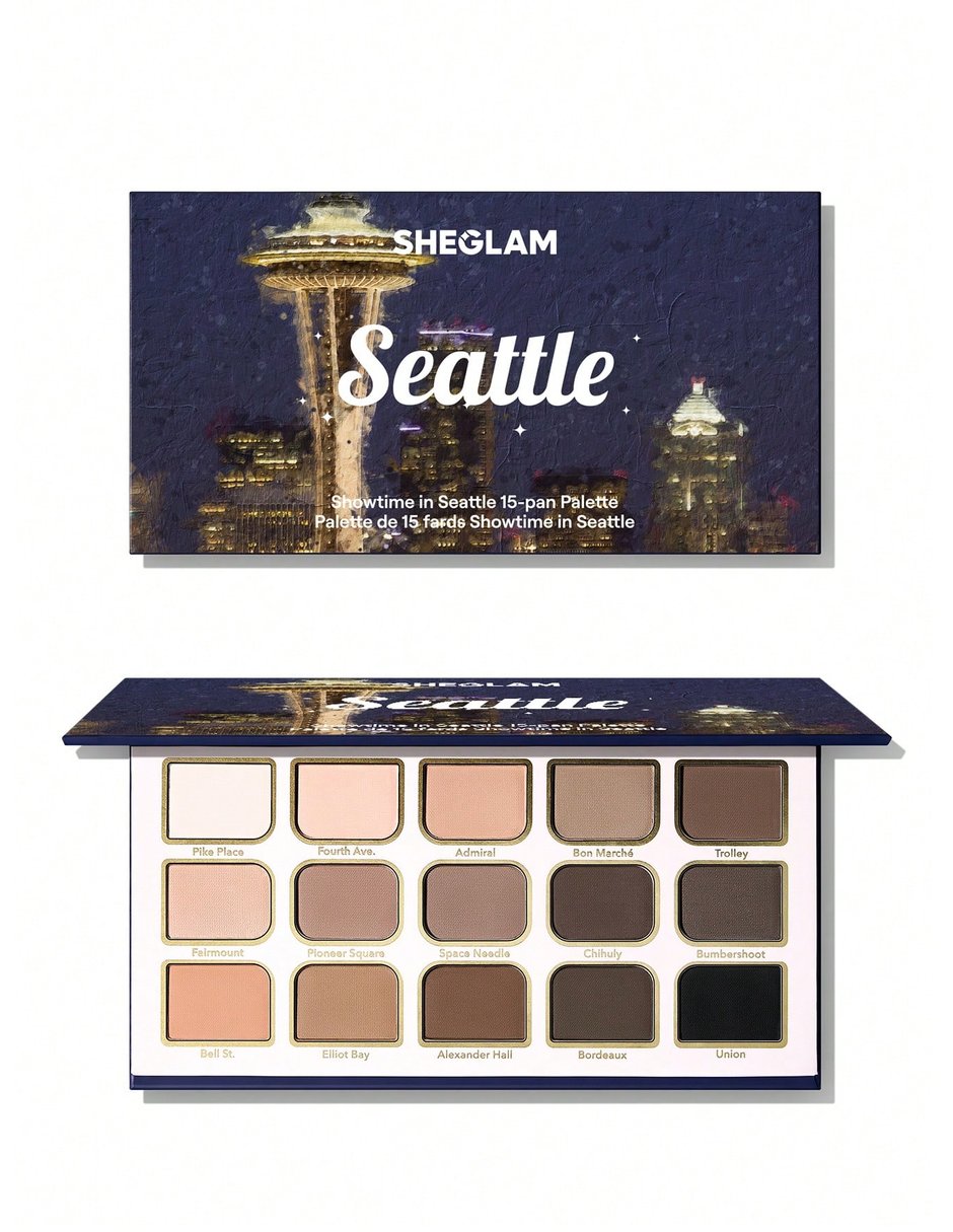 Paleta de sombras/sombra para ojos 15 tonos