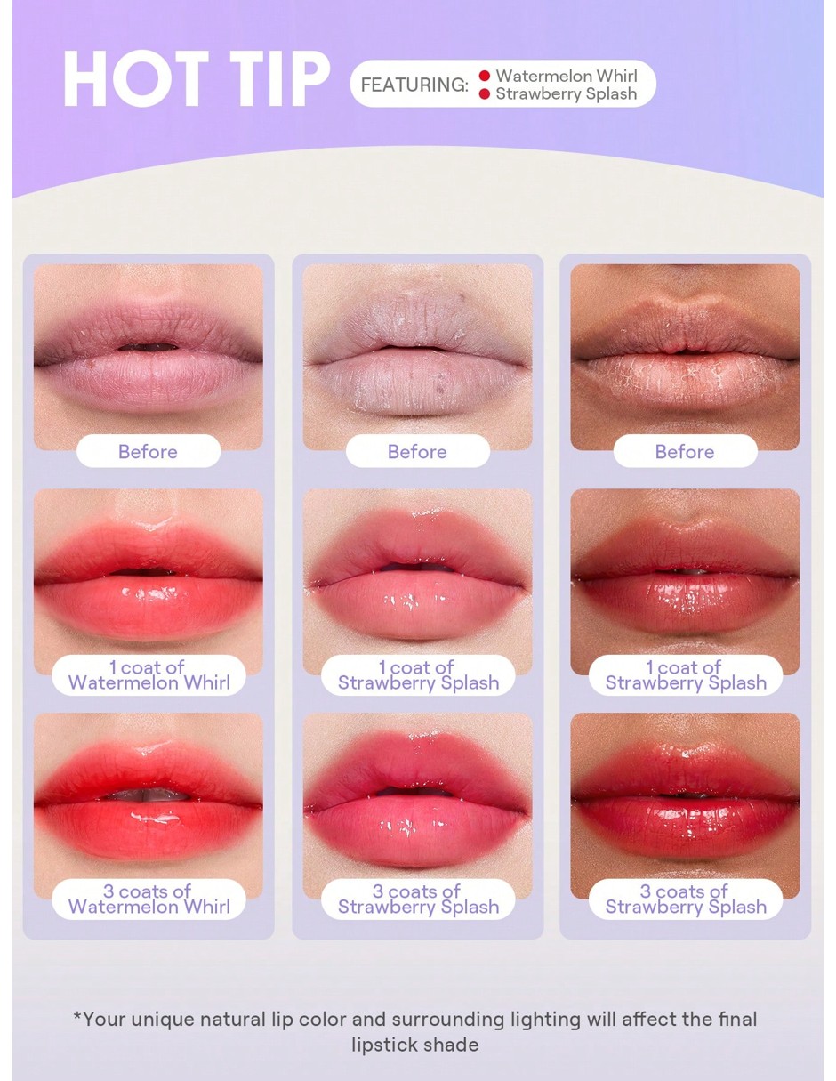 Tinta para labios brillante 3
