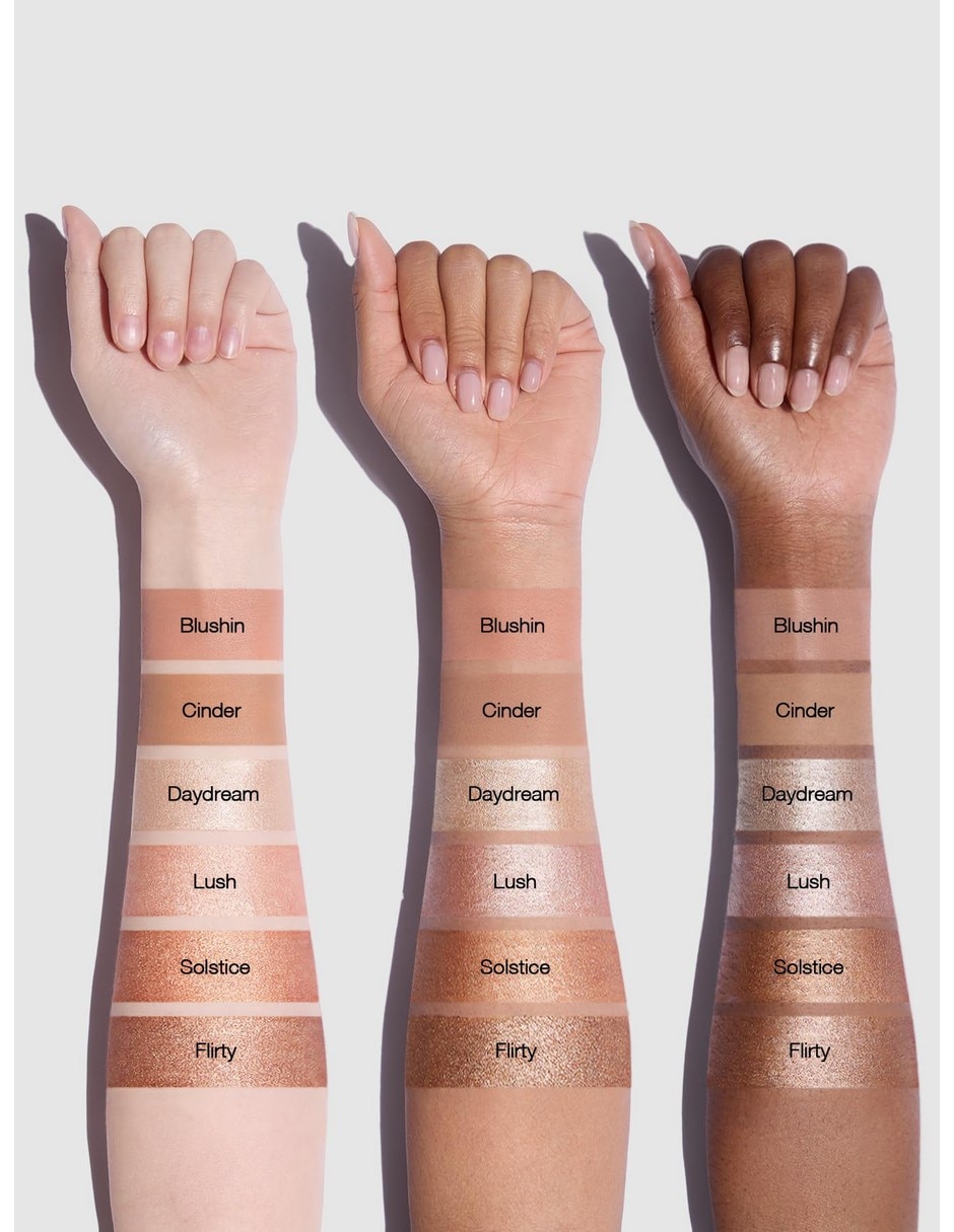 Paleta de sombras/sombra para ojos individual tonos 3