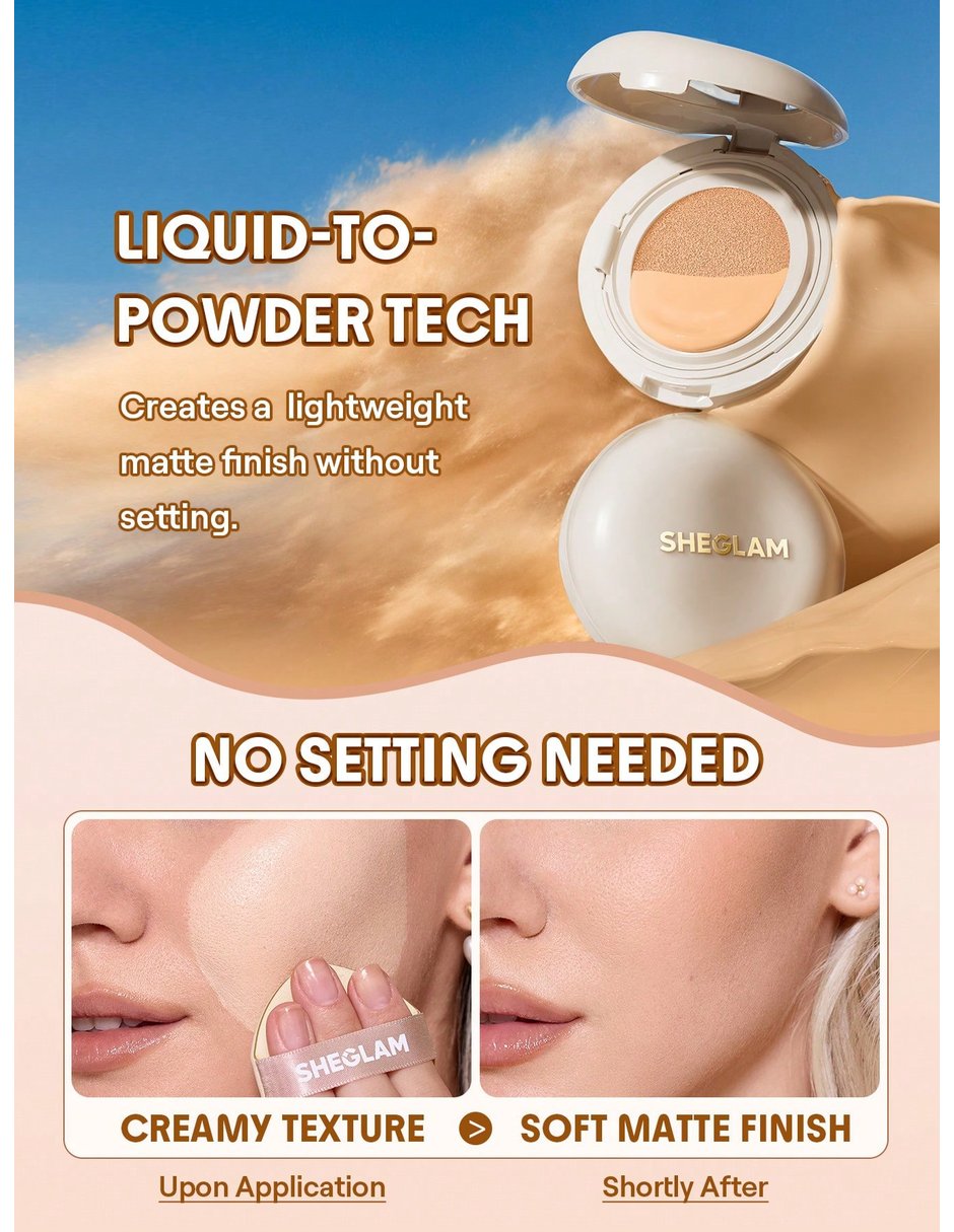 Base de maquillaje en polvo compacto 2