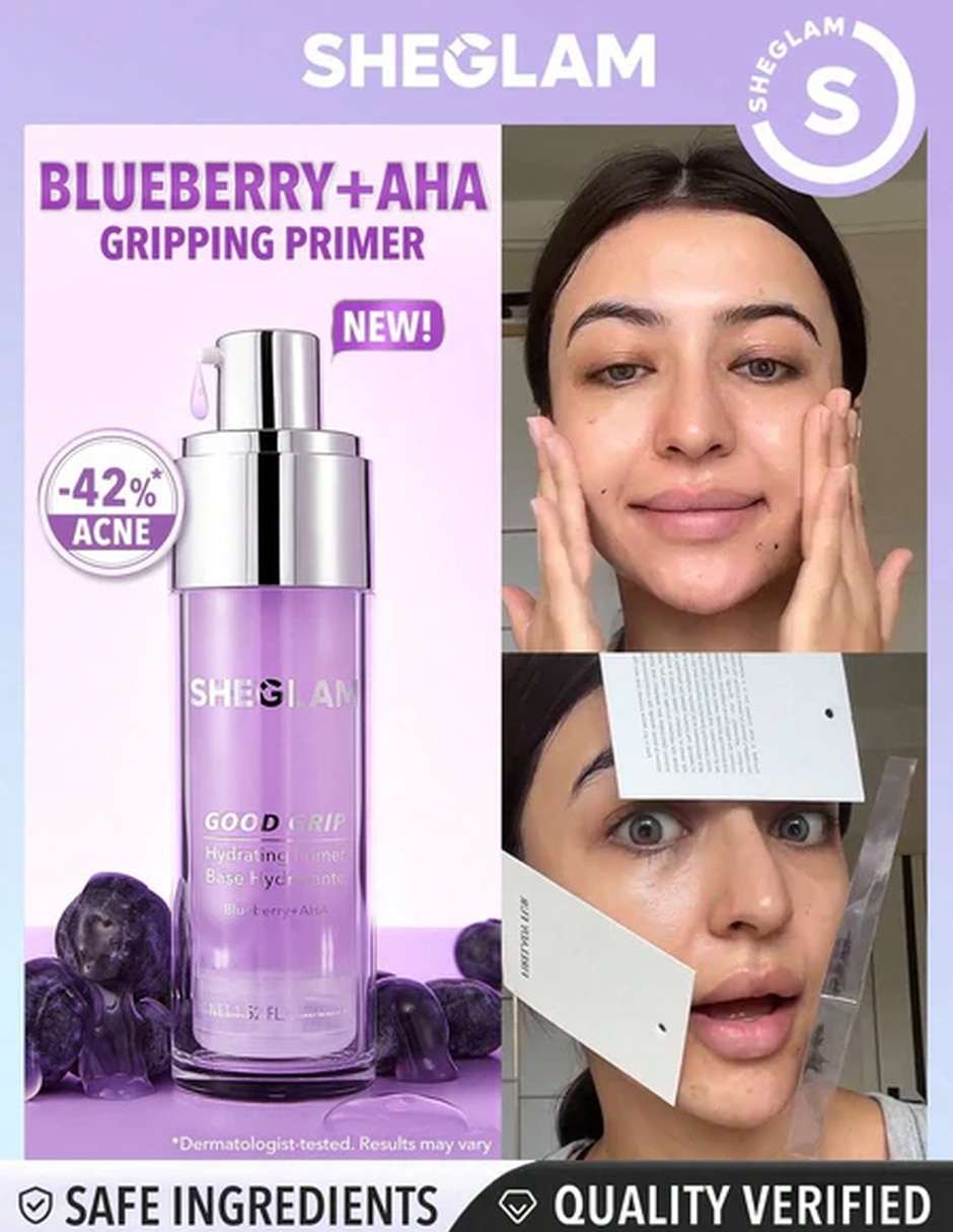 Maquillaje Good Grip Hydrating primer-blueberry+aha 3