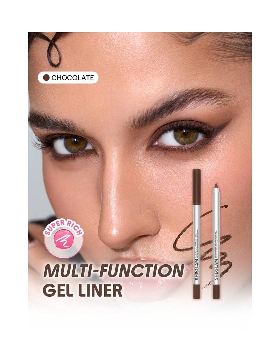 Delineador lápiz para ojos brillante 2